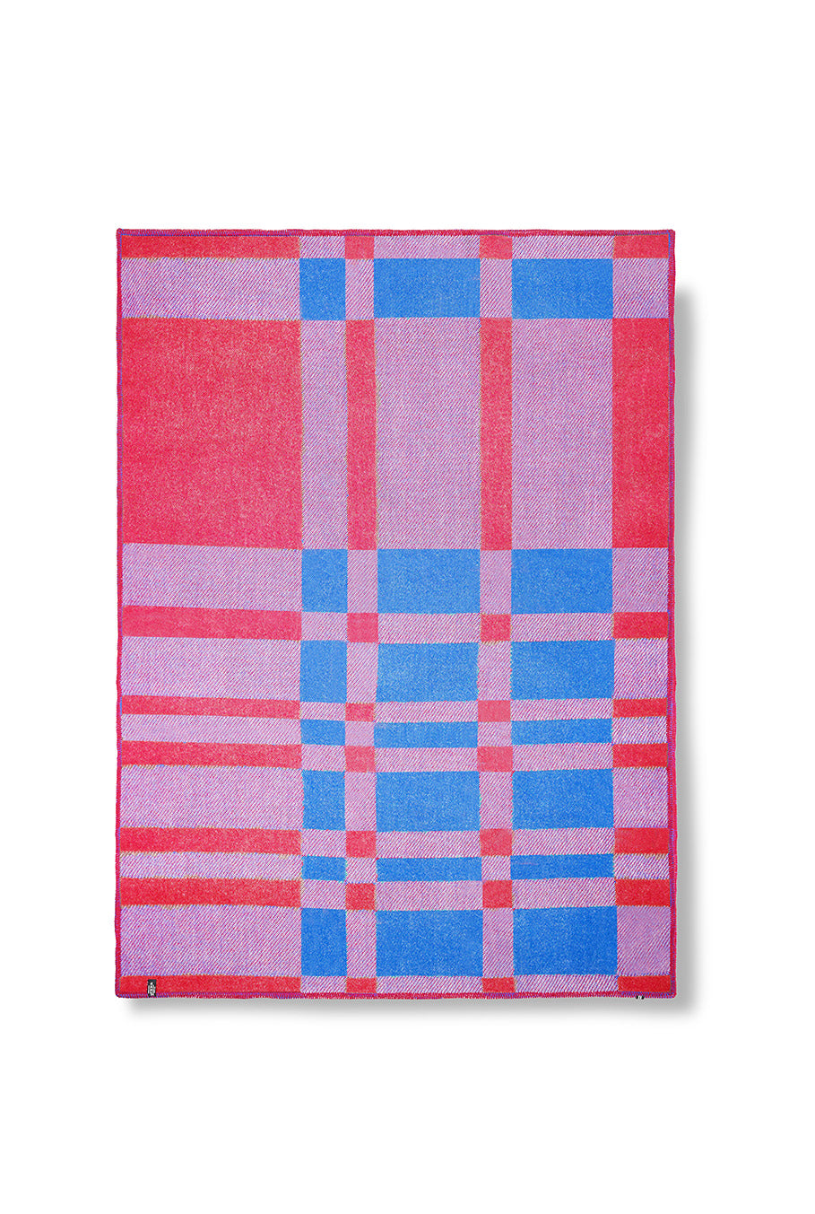 Couverture en laine « Tartan Pink » de Michele Rondelli
